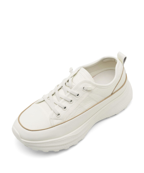 SPUR(シュプール)の「ブレア エラスティックバンディング スニーカー 牛革 プラットフォームシューズ 6.5cm -WA9006 (2color)(スニーカー・レディース・ブラック/アイボリー・23cm/23.5cm/24cm/24.5cm/25cm)」の8枚目の写真