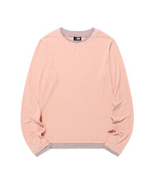 LAYERED COLOR LS TEE_LIGHT PINK(NG2GFFT556A)
