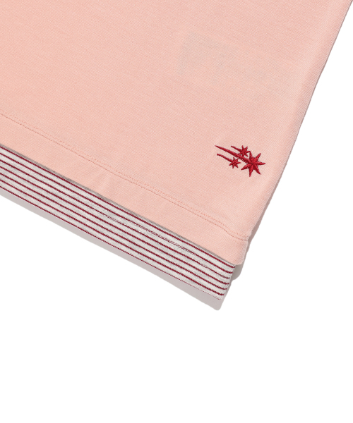NICE GHOST CLUB(ナイスゴーストクラブ)の「LAYERED COLOR LS TEE_LIGHT PINK(NG2GFFT556A)(Tシャツ/カットソー・レディース・ライトピンク・SMALL/MEDIUM)」の5枚目の写真
