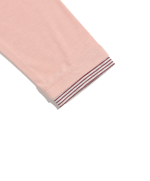 NICE GHOST CLUB(ナイスゴーストクラブ)の「LAYERED COLOR LS TEE_LIGHT PINK(NG2GFFT556A)(Tシャツ/カットソー・レディース・ライトピンク・SMALL/MEDIUM)」の6枚目の写真