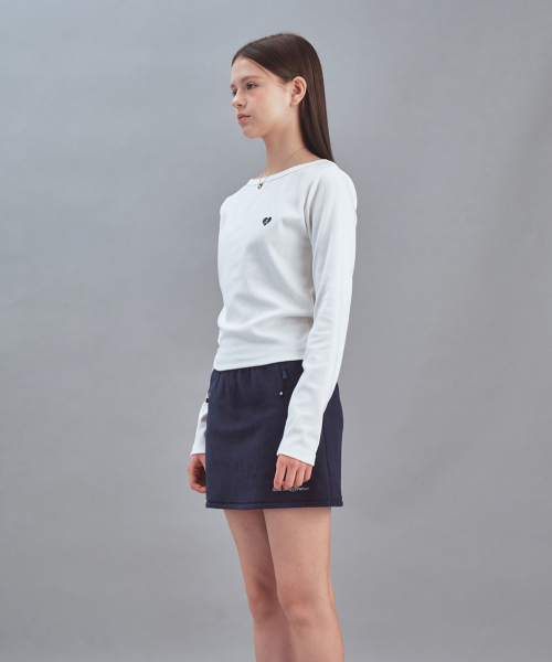 Rest&Recreation(レストアンドレクリエーション)の「BOAT NECK LONG SLEEVE - WHITE(Tシャツ/カットソー・レディース・その他・SMALL/MEDIUM)」の2枚目の写真