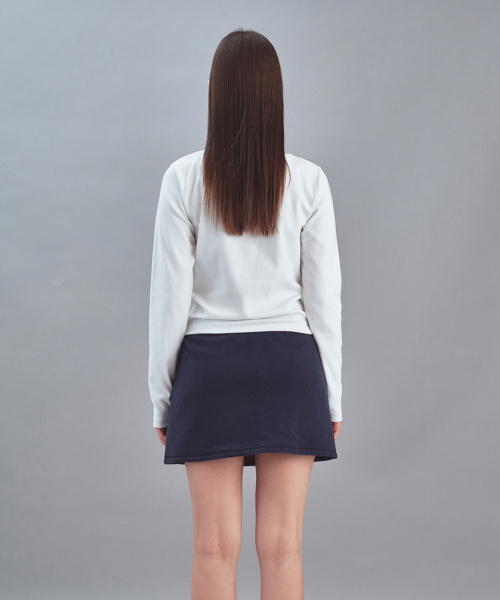 Rest&Recreation(レストアンドレクリエーション)の「BOAT NECK LONG SLEEVE - WHITE(Tシャツ/カットソー・レディース・その他・SMALL/MEDIUM)」の3枚目の写真