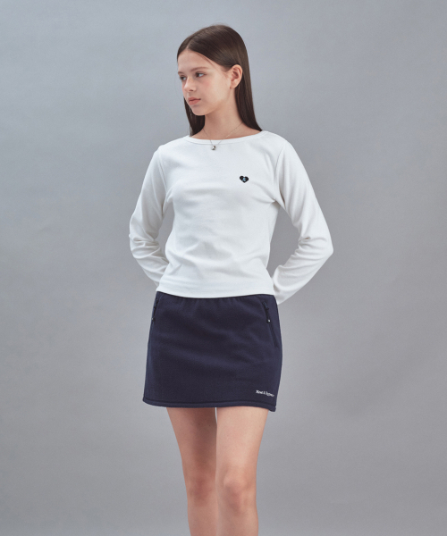 Rest&Recreation(レストアンドレクリエーション)の「BOAT NECK LONG SLEEVE - WHITE(Tシャツ/カットソー・レディース・その他・SMALL/MEDIUM)」の4枚目の写真