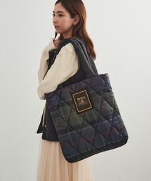 【Barbour】barbour tartan arlene quilted tote bag / LBA0554