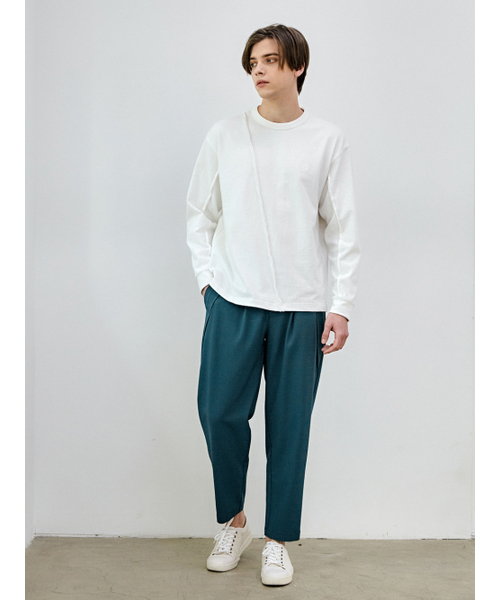 CUSTOMUS(カスタムアース)の「アウトカッティング刺繍Tシャツ CXS24SKRT212 アイビー(Tシャツ/カットソー・メンズ・アイボリー・LARGE/MEDIUM/X-LARGE)」の3枚目の写真