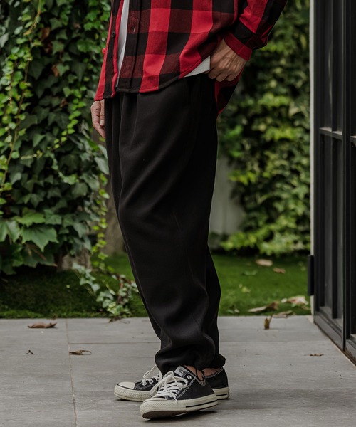CAMBIO(カンビオ)の「mp15528- Melton Ease Wide Pants イージーワイドパンツ(PF-262-020)(その他パンツ・メンズ・ブラック/ブラウン/グレー・M/L)」の12枚目の写真