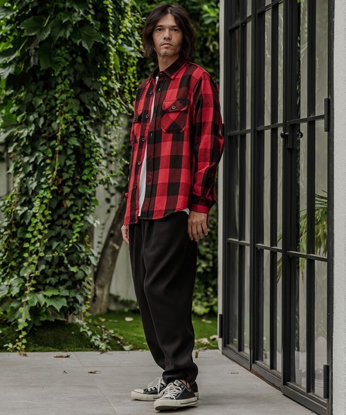CAMBIO(カンビオ)の「mp15528- Melton Ease Wide Pants イージーワイドパンツ(PF-262-020)(その他パンツ・メンズ・ブラック/ブラウン/グレー・M/L)」の15枚目の写真