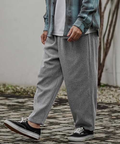 CAMBIO(カンビオ)の「mp15528- Melton Ease Wide Pants イージーワイドパンツ(PF-262-020)(その他パンツ・メンズ・ブラック/ブラウン/グレー・M/L)」の17枚目の写真