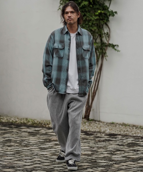 CAMBIO(カンビオ)の「mp15528- Melton Ease Wide Pants イージーワイドパンツ(PF-262-020)(その他パンツ・メンズ・ブラック/ブラウン/グレー・M/L)」の19枚目の写真