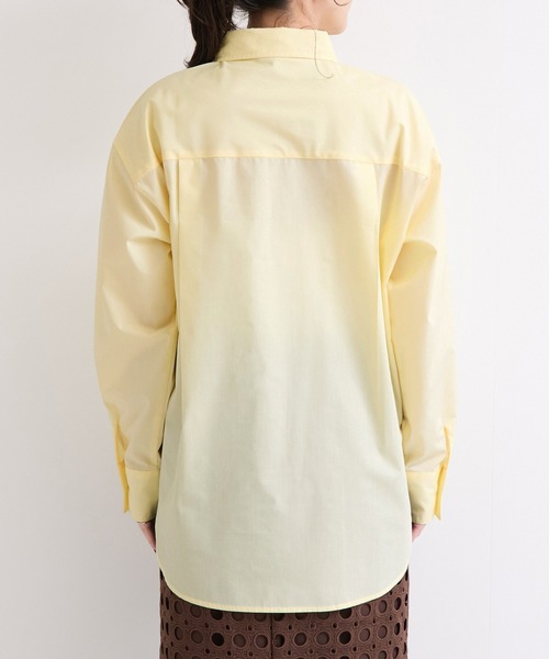 le cercle ADAM ET ROPE'(ルセルクルアダムエロペ)の「レギュラーカラーシャツ(シャツ/ブラウス・レディース・イエロー系その他2/ホワイト/サックスブルー・FREE)」の15枚目の写真