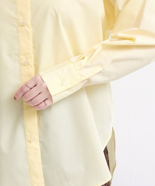 le cercle ADAM ET ROPE'(ルセルクルアダムエロペ)の「レギュラーカラーシャツ(シャツ/ブラウス・レディース・イエロー系その他2/ホワイト/サックスブルー・FREE)」の18枚目の写真