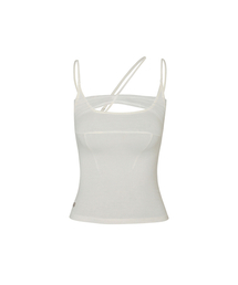 ABBY STRAP TOP ivory