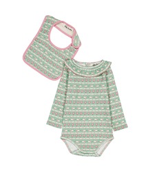 hello Simone（ハローシモーヌ）の「Pernilla baby set Kitty Aqua（ニットキャップ/ビーニー）」
