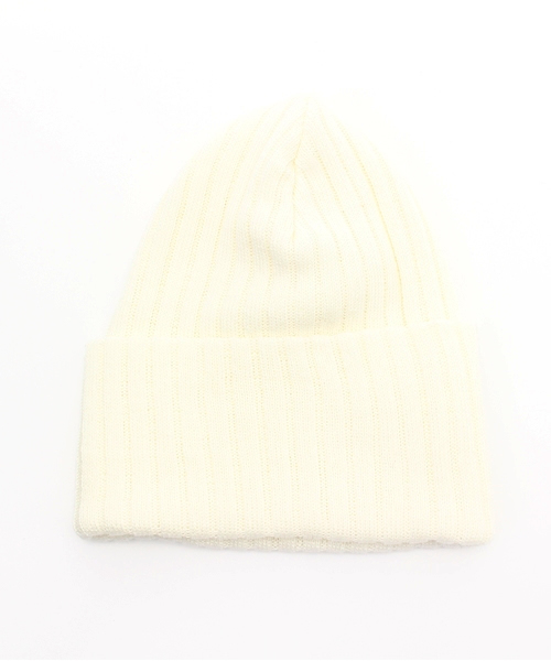 B:MING by BEAMS(ビーミングバイビームス)の「Half Croft Scarves / BOB CAP(ニットキャップ/ビーニー・メンズ・ホワイト/ワイン/インディゴブルー・ONE SIZE)」の2枚目の写真