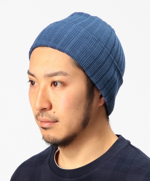 B:MING by BEAMS(ビーミングバイビームス)の「Half Croft Scarves / BOB CAP(ニットキャップ/ビーニー・メンズ・ホワイト/ワイン/インディゴブルー・ONE SIZE)」の5枚目の写真