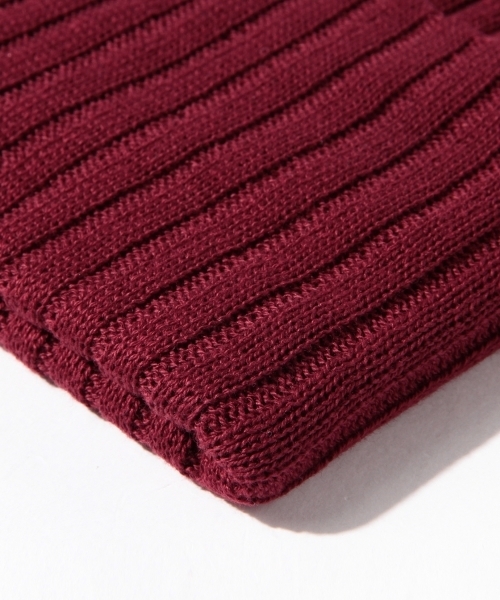 B:MING by BEAMS(ビーミングバイビームス)の「Half Croft Scarves / BOB CAP(ニットキャップ/ビーニー・メンズ・ホワイト/ワイン/インディゴブルー・ONE SIZE)」の11枚目の写真