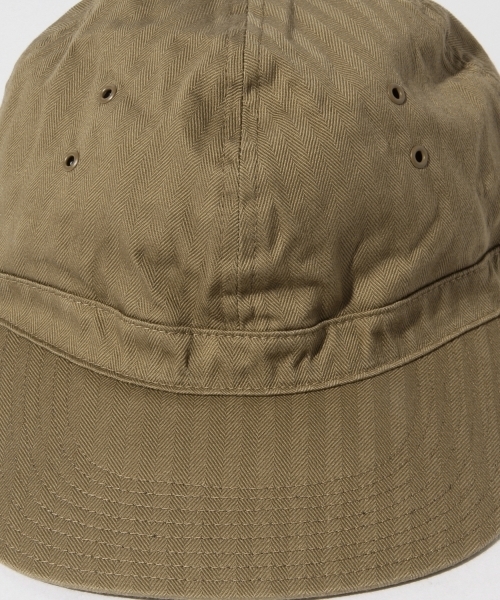 BEAMS（ビームス）の「INFIELDER DESIGN / ミリタリーキャップ（キャップ・メンズ・ベージュ/オリーブ・ONE SIZE）」の8枚目の写真