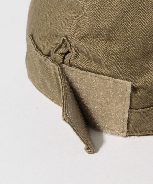 BEAMS（ビームス）の「INFIELDER DESIGN / ミリタリーキャップ（キャップ・メンズ・ベージュ/オリーブ・ONE SIZE）」の9枚目の写真