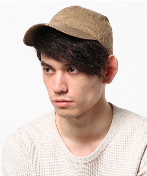 BEAMS（ビームス）の「INFIELDER DESIGN / ミリタリーキャップ（キャップ・メンズ・ベージュ/オリーブ・ONE SIZE）」の3枚目の写真