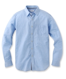 THE SHOP TK  | リネン混スラブベーシックシャツ(シャツ/ブラウス)