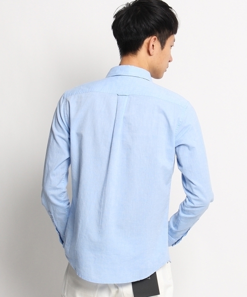 THE SHOP TK （ザ ショップ ティーケー ）の「リネン混スラブベーシックシャツ（シャツ/ブラウス・メンズ・ホワイト/ブルー・02/04/03）」の5枚目の写真