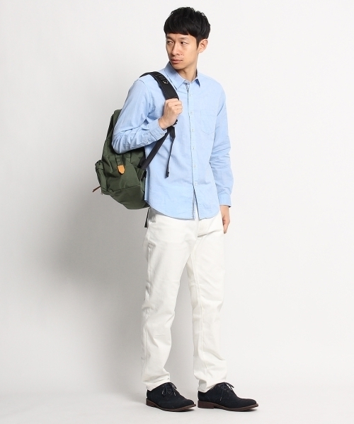 THE SHOP TK （ザ ショップ ティーケー ）の「リネン混スラブベーシックシャツ（シャツ/ブラウス・メンズ・ホワイト/ブルー・02/04/03）」の11枚目の写真