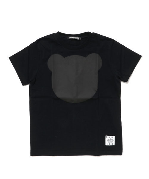 CHUBBYGANG(チャビーギャング)の「ベアシルエットプリント半袖Tシャツ(Tシャツ/カットソー・キッズ・ライトグレー/ホワイト/ブラック・150/160/140/120/110/130/100)」の3枚目の写真