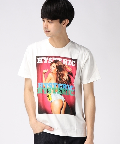 HYSTERIC GLAMOUR（ヒステリックグラマー）の「APRIL 2014 COVER pt T-SH（Tシャツ/カットソー・メンズ・ホワイト/イエロー/ブラック・MEDIUM/SMALL/LARGE）」の15枚目の写真