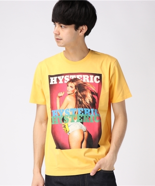 HYSTERIC GLAMOUR（ヒステリックグラマー）の「APRIL 2014 COVER pt T-SH（Tシャツ/カットソー・メンズ・ホワイト/イエロー/ブラック・MEDIUM/SMALL/LARGE）」の18枚目の写真