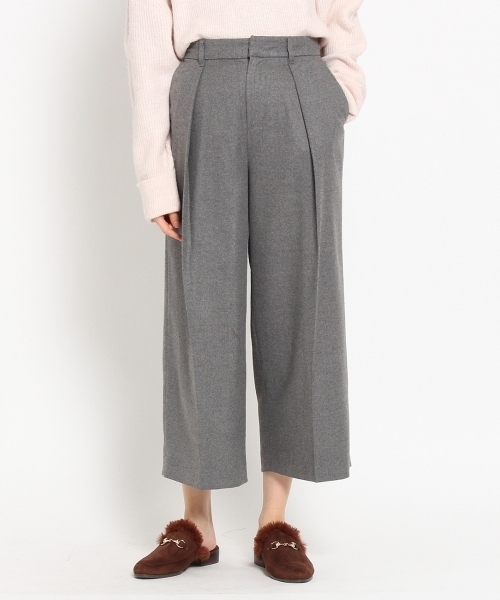 AG by aquagirl（エージーバイアクアガール）の「タックワイドパンツ（その他パンツ・レディース・ピンク/ブラック/グレー・38/36）」の6枚目の写真