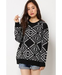 VENCEEXCHANGE | 総オルテガ柄プルオーバー                    (ニット/セーター)