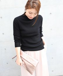 FIGARO Paris | アンゴラコンリブ ハイネック プルオーバー◆(ニット/セーター)