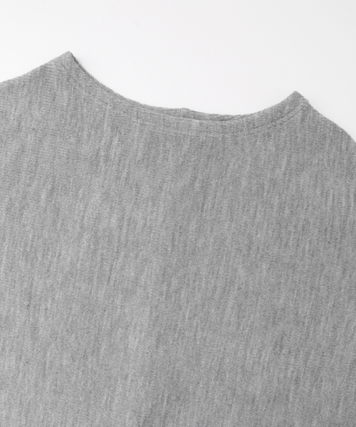 KBF(ケイビーエフ)の「KBF リップルワイドプルオーバー(Tシャツ/カットソー・レディース・ピンク/オフホワイト/グレー・ONE)」の5枚目の写真