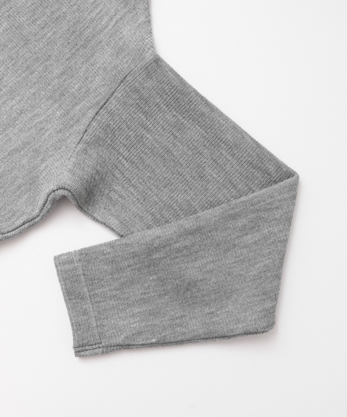 KBF(ケイビーエフ)の「KBF リップルワイドプルオーバー(Tシャツ/カットソー・レディース・ピンク/オフホワイト/グレー・ONE)」の6枚目の写真