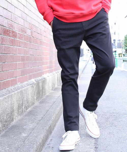 coen（コーエン）の「ストレッチスリムテーパードチノパンツ2017SS（チノパンツ・メンズ・ライトグレー/ネイビー/ブラック/オリーブ・MEDIUM/X-LARGE/X-SMALL/LARGE/SMALL）」の17枚目の写真