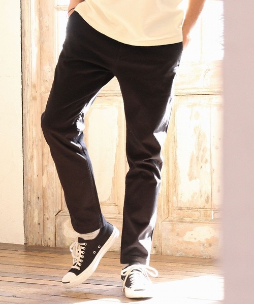 coen（コーエン）の「ストレッチスリムテーパードチノパンツ2017SS（チノパンツ・メンズ・ライトグレー/ネイビー/ブラック/オリーブ・MEDIUM/X-LARGE/X-SMALL/LARGE/SMALL）」の21枚目の写真