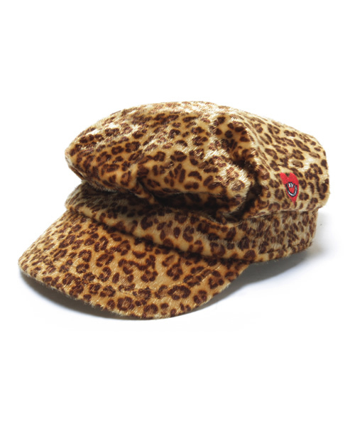 CIAOPANIC（チャオパニック）の「ハート刺繍ＷＯＯＬワークＣＡP（キャップ・メンズ・ブラック/カーキ/ベージュ/ブラウン・FREE）」の2枚目の写真