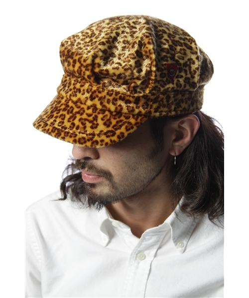 CIAOPANIC（チャオパニック）の「ハート刺繍ＷＯＯＬワークＣＡP（キャップ・メンズ・ブラック/カーキ/ベージュ/ブラウン・FREE）」の11枚目の写真