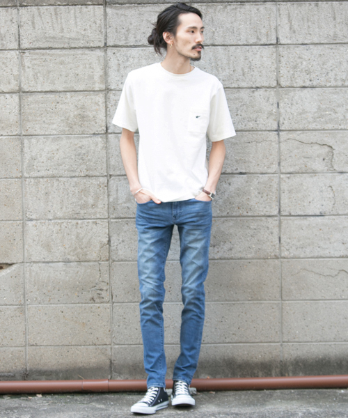 URBAN RESEARCH（アーバンリサーチ）の「UR ONE STAR T-SHIRTS（Tシャツ/カットソー・メンズ・カーキ/ブラック/ネイビー/キャメル/チャコールグレー/ホワイト・SMALL/MEDIUM/LARGE）」の10枚目の写真