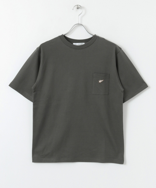 URBAN RESEARCH（アーバンリサーチ）の「UR ONE STAR T-SHIRTS（Tシャツ/カットソー・メンズ・カーキ/ブラック/ネイビー/キャメル/チャコールグレー/ホワイト・SMALL/MEDIUM/LARGE）」の18枚目の写真