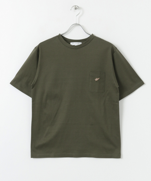 URBAN RESEARCH（アーバンリサーチ）の「UR ONE STAR T-SHIRTS（Tシャツ/カットソー・メンズ・カーキ/ブラック/ネイビー/キャメル/チャコールグレー/ホワイト・SMALL/MEDIUM/LARGE）」の19枚目の写真