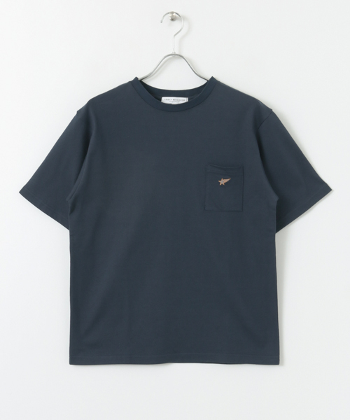 URBAN RESEARCH（アーバンリサーチ）の「UR ONE STAR T-SHIRTS（Tシャツ/カットソー・メンズ・カーキ/ブラック/ネイビー/キャメル/チャコールグレー/ホワイト・SMALL/MEDIUM/LARGE）」の20枚目の写真