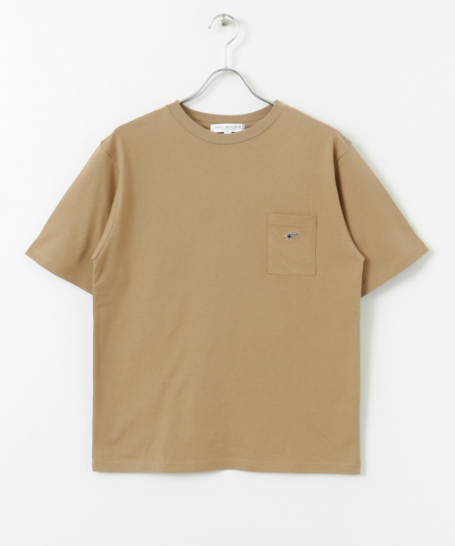 URBAN RESEARCH（アーバンリサーチ）の「UR ONE STAR T-SHIRTS（Tシャツ/カットソー・メンズ・カーキ/ブラック/ネイビー/キャメル/チャコールグレー/ホワイト・SMALL/MEDIUM/LARGE）」の21枚目の写真