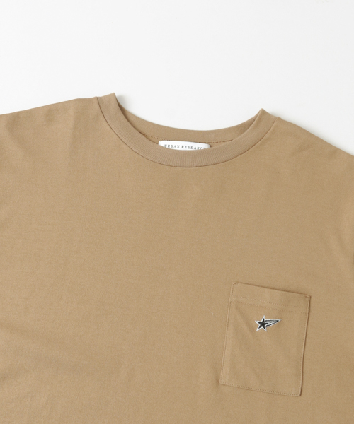 URBAN RESEARCH（アーバンリサーチ）の「UR ONE STAR T-SHIRTS（Tシャツ/カットソー・メンズ・カーキ/ブラック/ネイビー/キャメル/チャコールグレー/ホワイト・SMALL/MEDIUM/LARGE）」の22枚目の写真