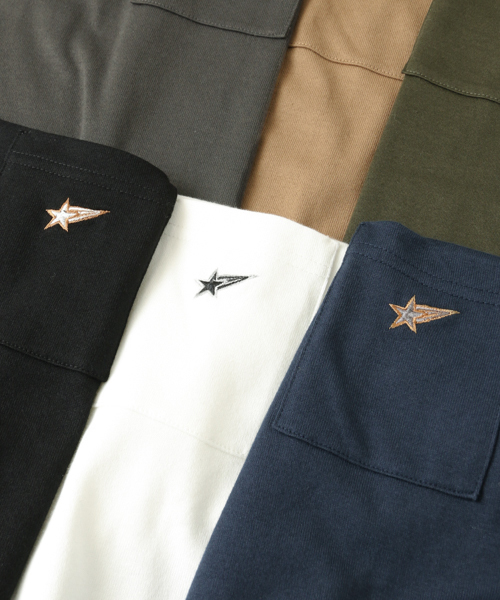 URBAN RESEARCH（アーバンリサーチ）の「UR ONE STAR T-SHIRTS（Tシャツ/カットソー・メンズ・カーキ/ブラック/ネイビー/キャメル/チャコールグレー/ホワイト・SMALL/MEDIUM/LARGE）」の17枚目の写真