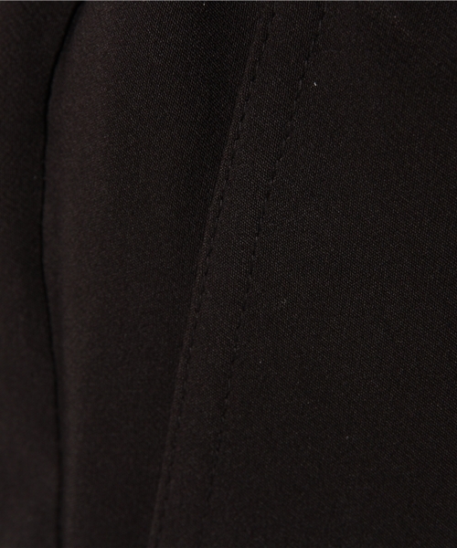 Bou Jeloud（ブージュルード）の「とろみタックテーパードパンツ（スラックス・レディース・ベージュ/ブラック/カーキ/ブルー・38/40/36）」の12枚目の写真