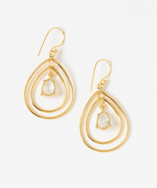 LUGG NAGG(ラグナグ)の「θしずく型ピアス(ピアス(両耳用)・レディース・ホワイト/オレンジ/レッド/ブルー/グリーン・FREE)」の6枚目の写真