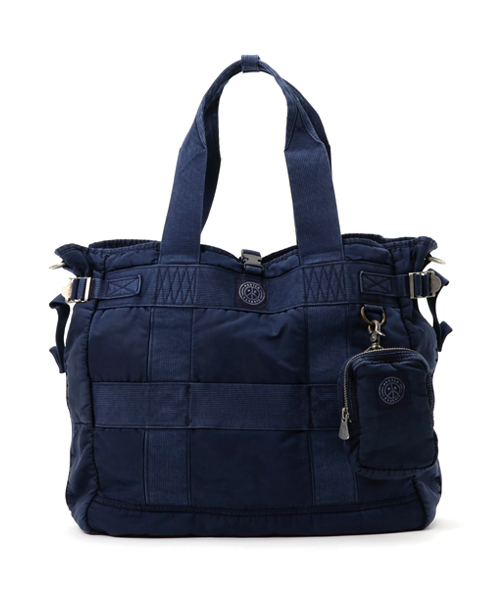 PORTER CLASSIC(ポータークラシック)の「【Porter Classic 】ポータークラシック/ SUPER NYLON トートバッグ(トートバッグ・メンズ・ブラック/ブルー・FREE)」の2枚目の写真