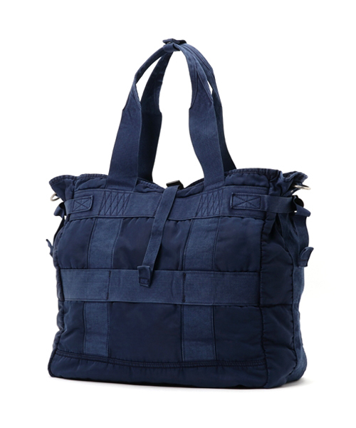 PORTER CLASSIC(ポータークラシック)の「【Porter Classic 】ポータークラシック/ SUPER NYLON トートバッグ(トートバッグ・メンズ・ブラック/ブルー・FREE)」の3枚目の写真