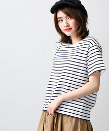 WEGO | WEGO/シルクコットンUネックカットソー(Tシャツ/カットソー)